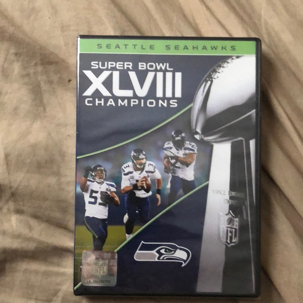 Seattle Seahawks 2013 super bowl XLVIII (48) new in pkg. official NFL DVD